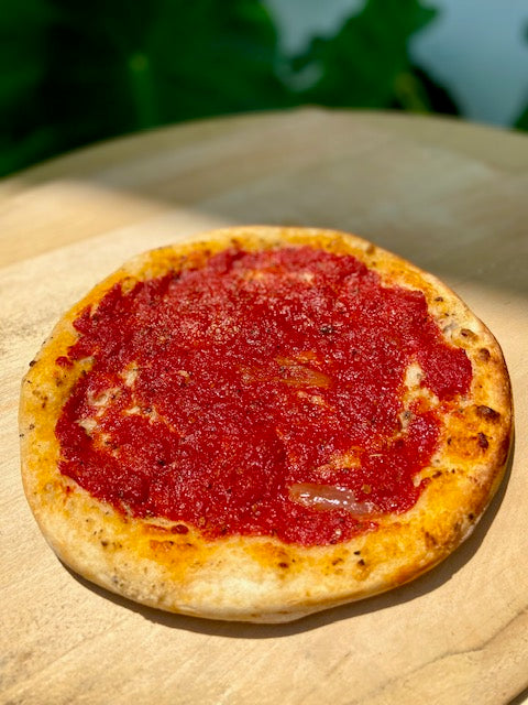 cooked Black Truffle & Tomato pizza